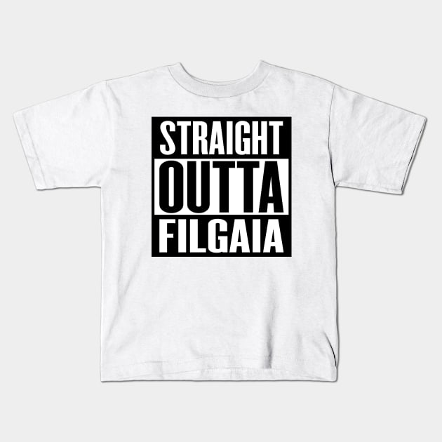 Straight Outta Filgaia Kids T-Shirt by inotyler